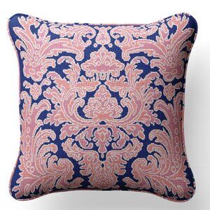 Frontgate Stitched Medallion Indoor/Outdoor Pillow Cover